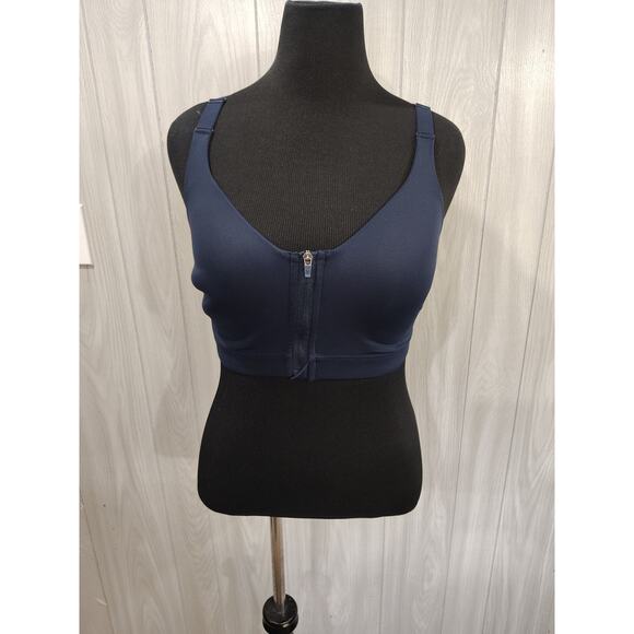 Powersoft Go Dry Women's Sports Bra Size 36C Black Gym Workout Comfort Athletic - Picture 1 of 6